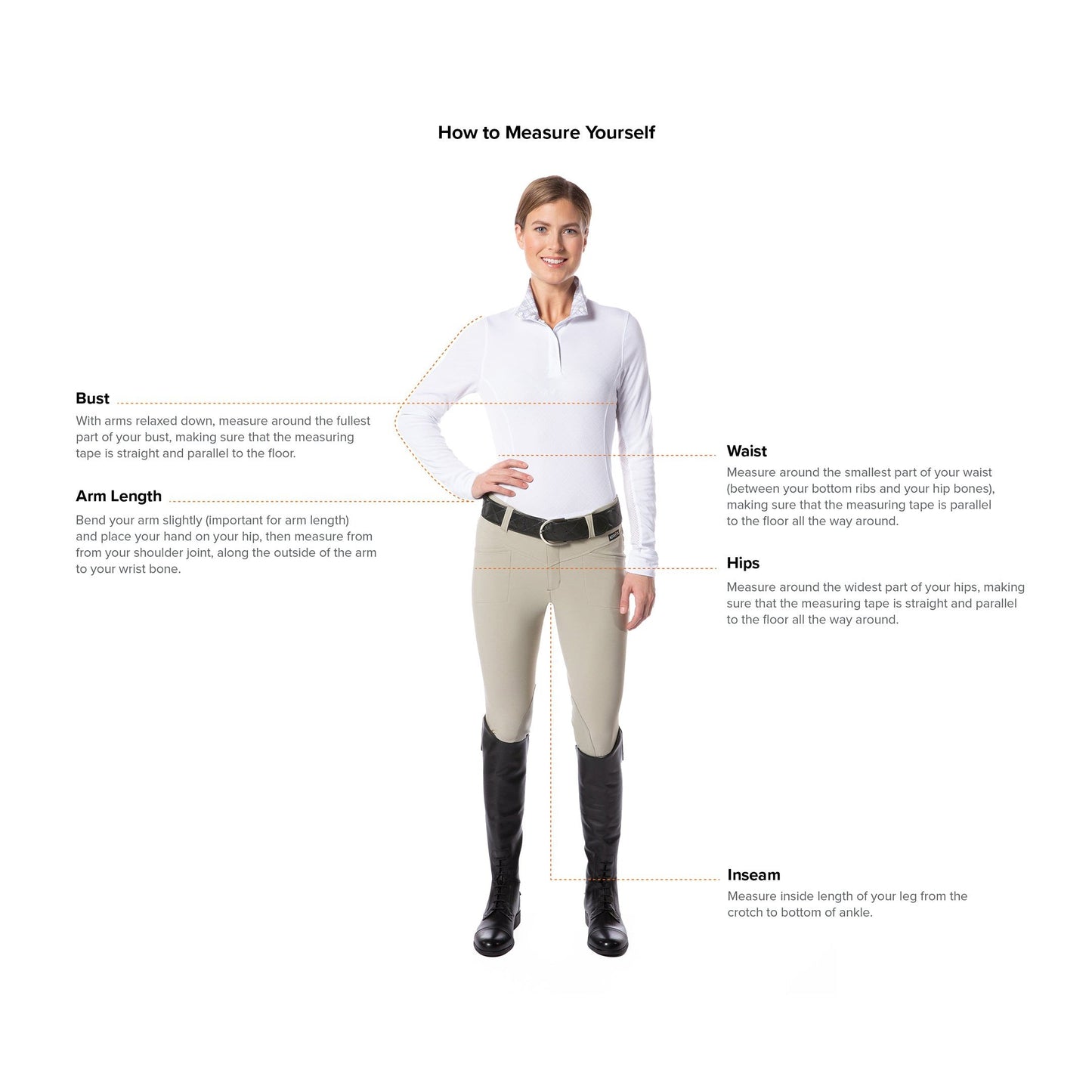Close Contact Riding Shirt Light Gray