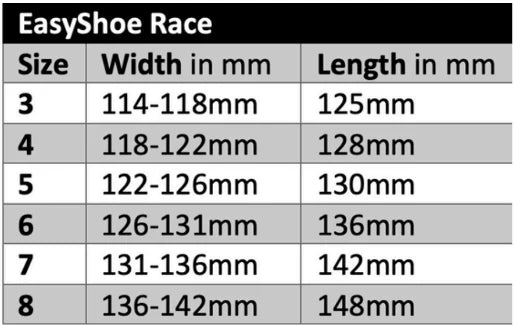 EasyShoe Race Light - Pair *NEW*