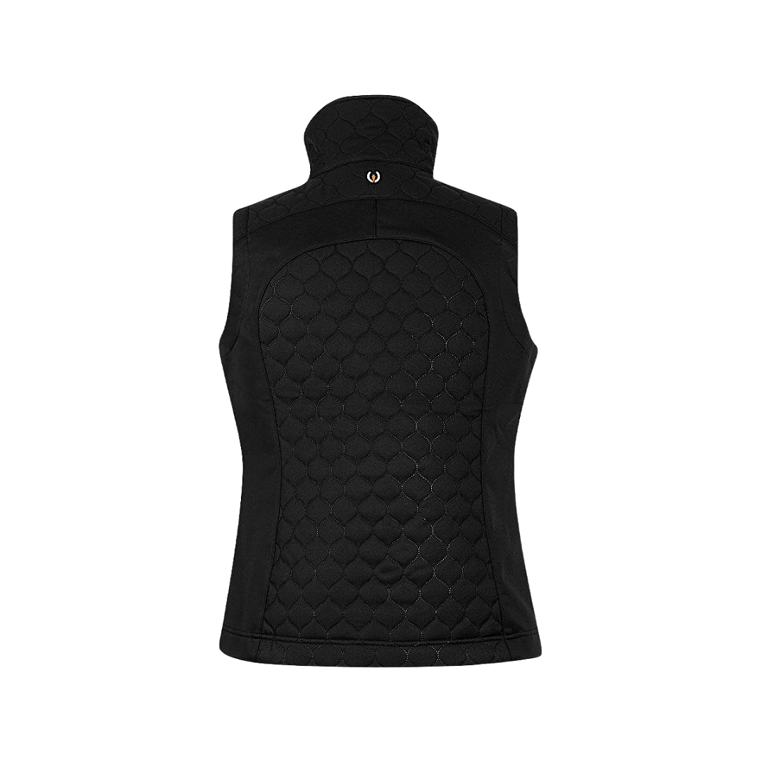 Kerrits Acclimate Quilted Vest in Black Rear View