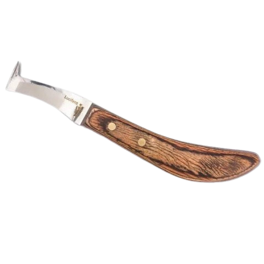 Bassoli Lucifero Drop Blade Knife Hoof Care Tools Sienna