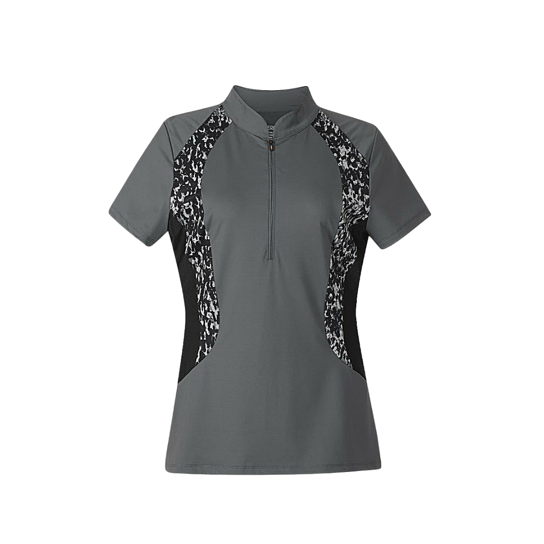 Kerrits Close Contact Riding Shirt in Obsidian Colour Front View