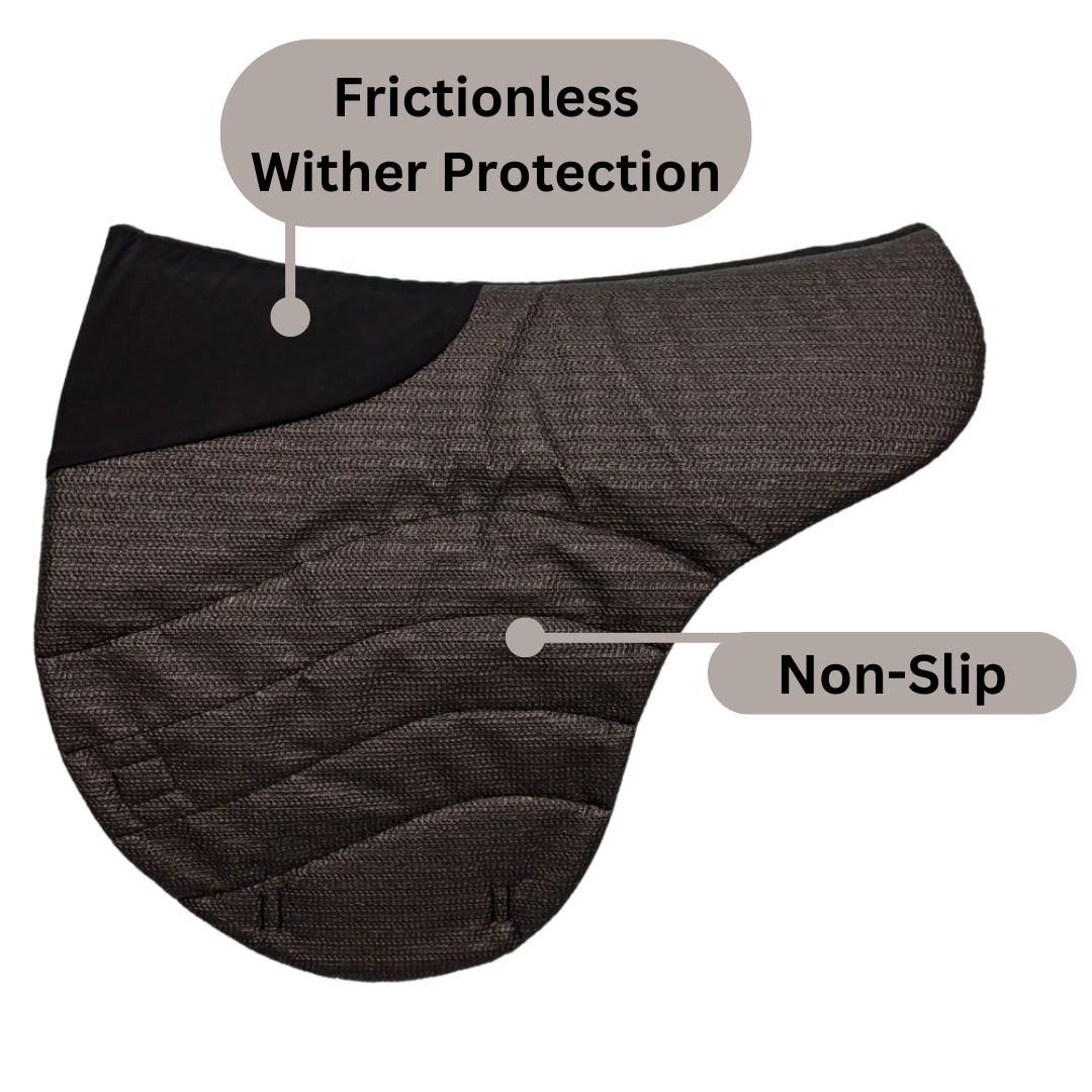 Hybrid Trail Secure Non-Slip Ecogold Saddle Pad *New*