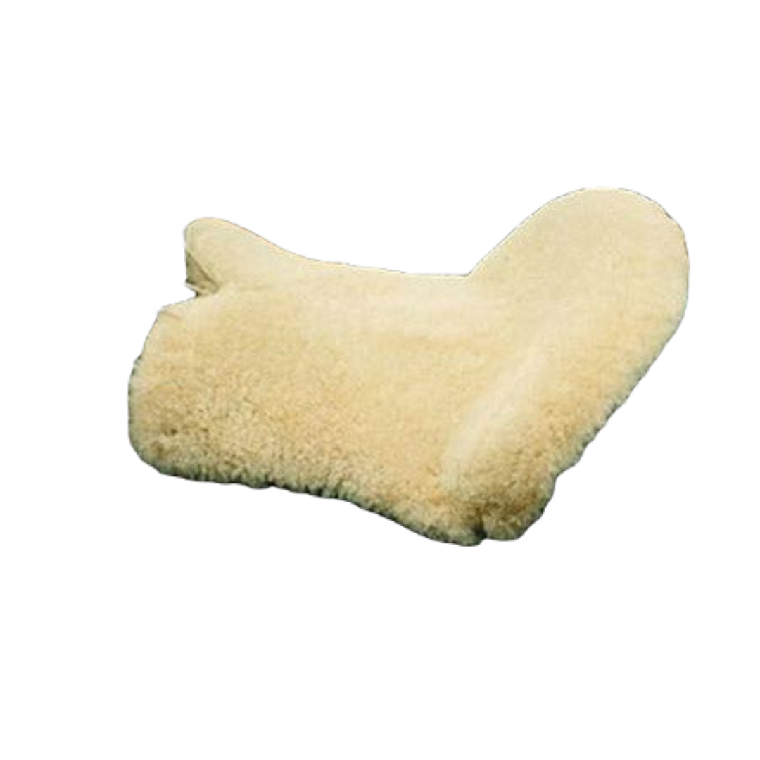 JMS Endurance/Western Sheepskin Saddle Cushion Ivory