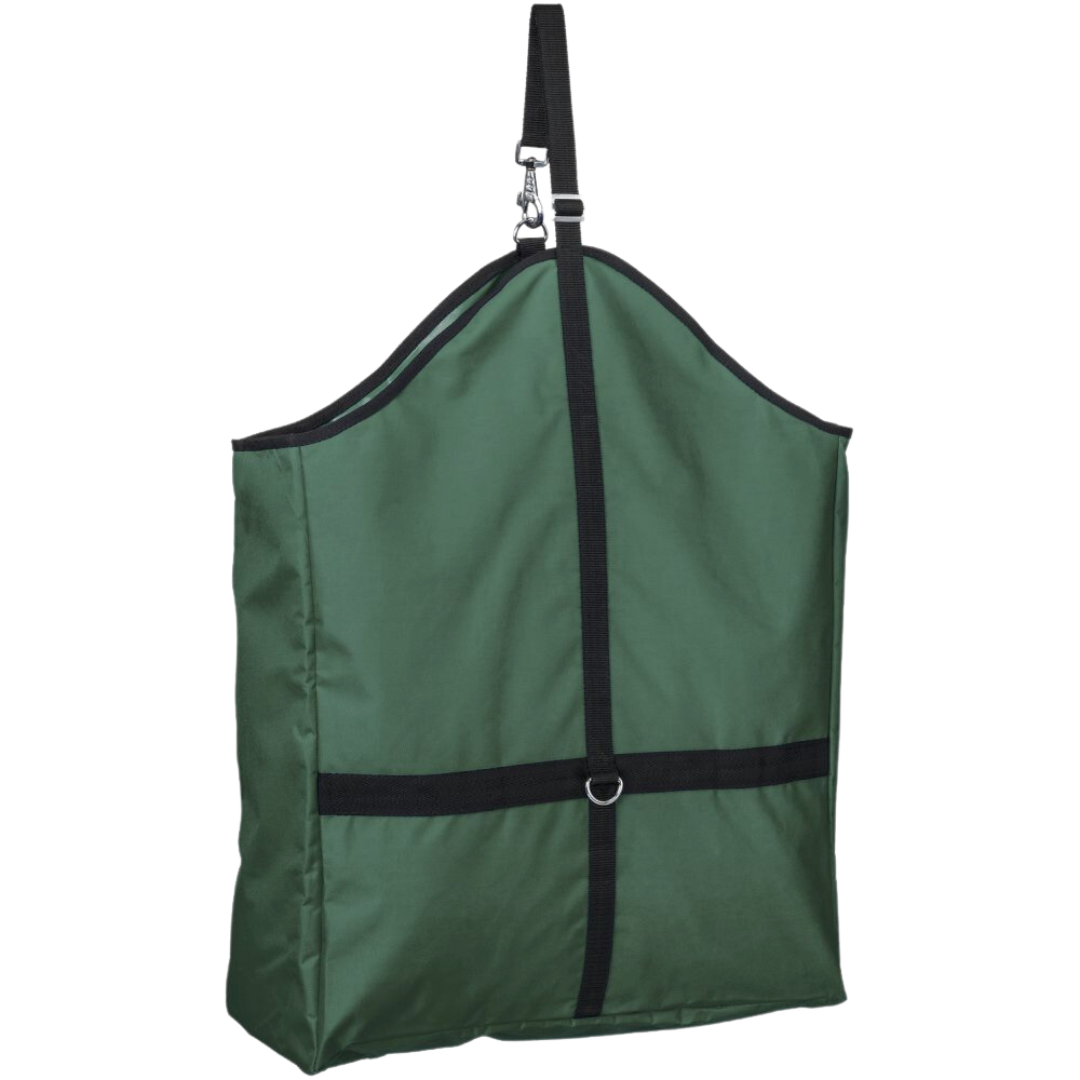 Nylon Hay Tote with Web Front Travel and Trailer Accessories Dark Slate Gray
