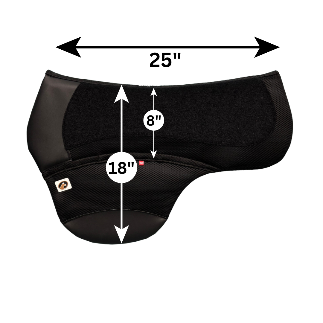 Western Sport Ecogold Saddle Pad Measurements