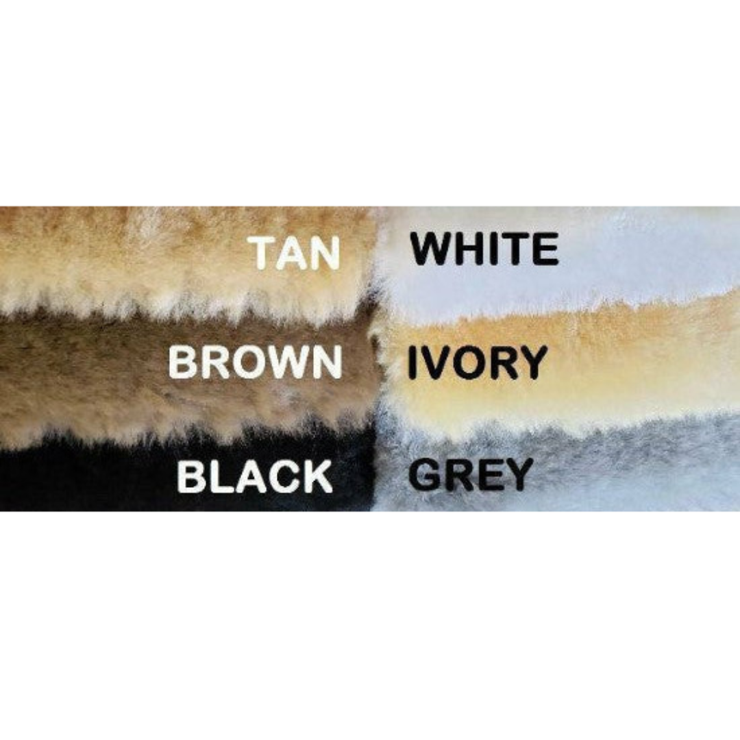 JMS Endurance/Western Sheepskin Saddle Cushion Deluxe Colour Chart