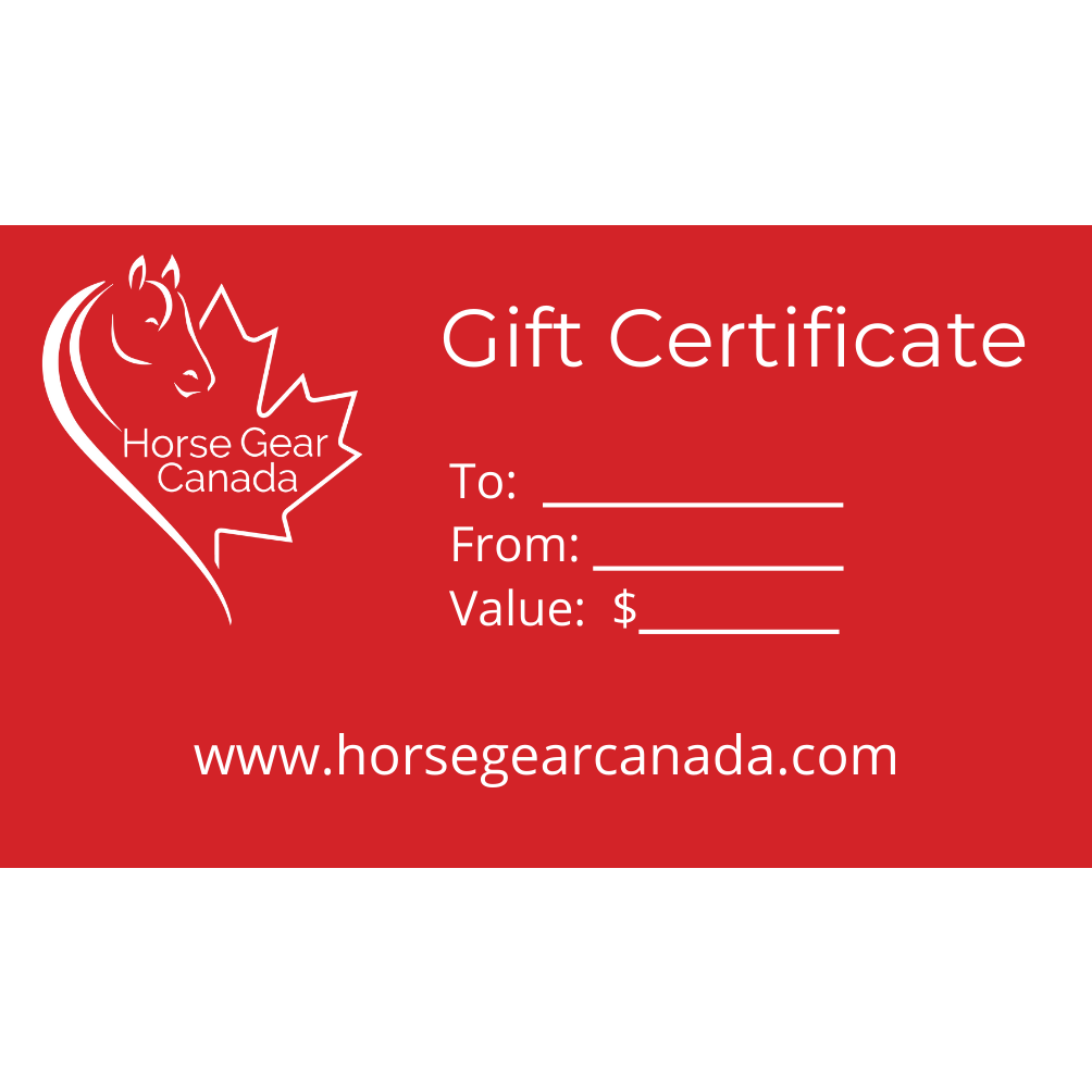 Horse Gear Canada Gift Card Firebrick