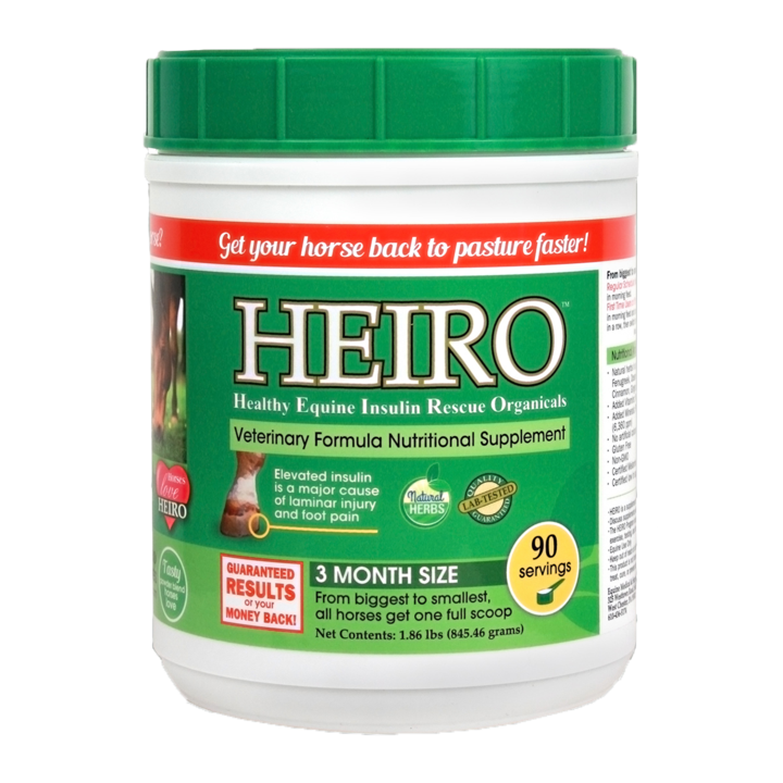 Heiro for Horses - for Insulin  in 90 Day Container