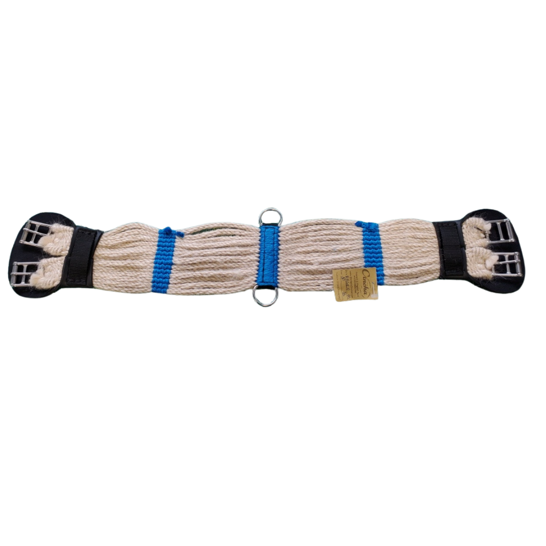 Montana Cincha English Mohair Girth * English Buckles* Royal Blue Colour Example