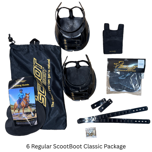 6 Regular Scootboot Classic Package - EUC