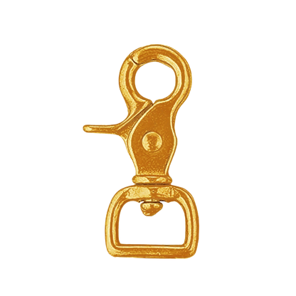Brass Scissor Snap Square