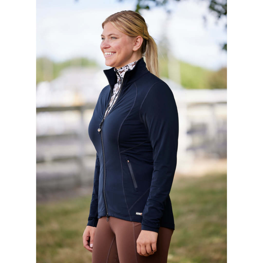 Kerrits Cool Comfort Ice Fil Jacket on Rider