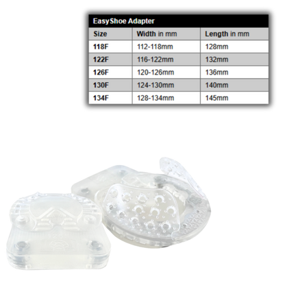 EasyShoe Adapter Tenotomy and Size Chart
