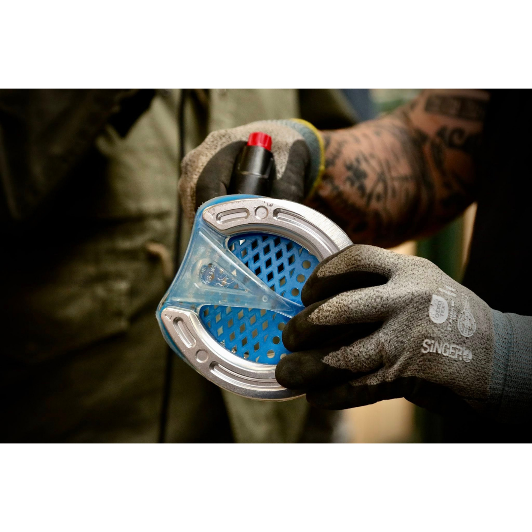 EasyShoe Mesh Pad During Application