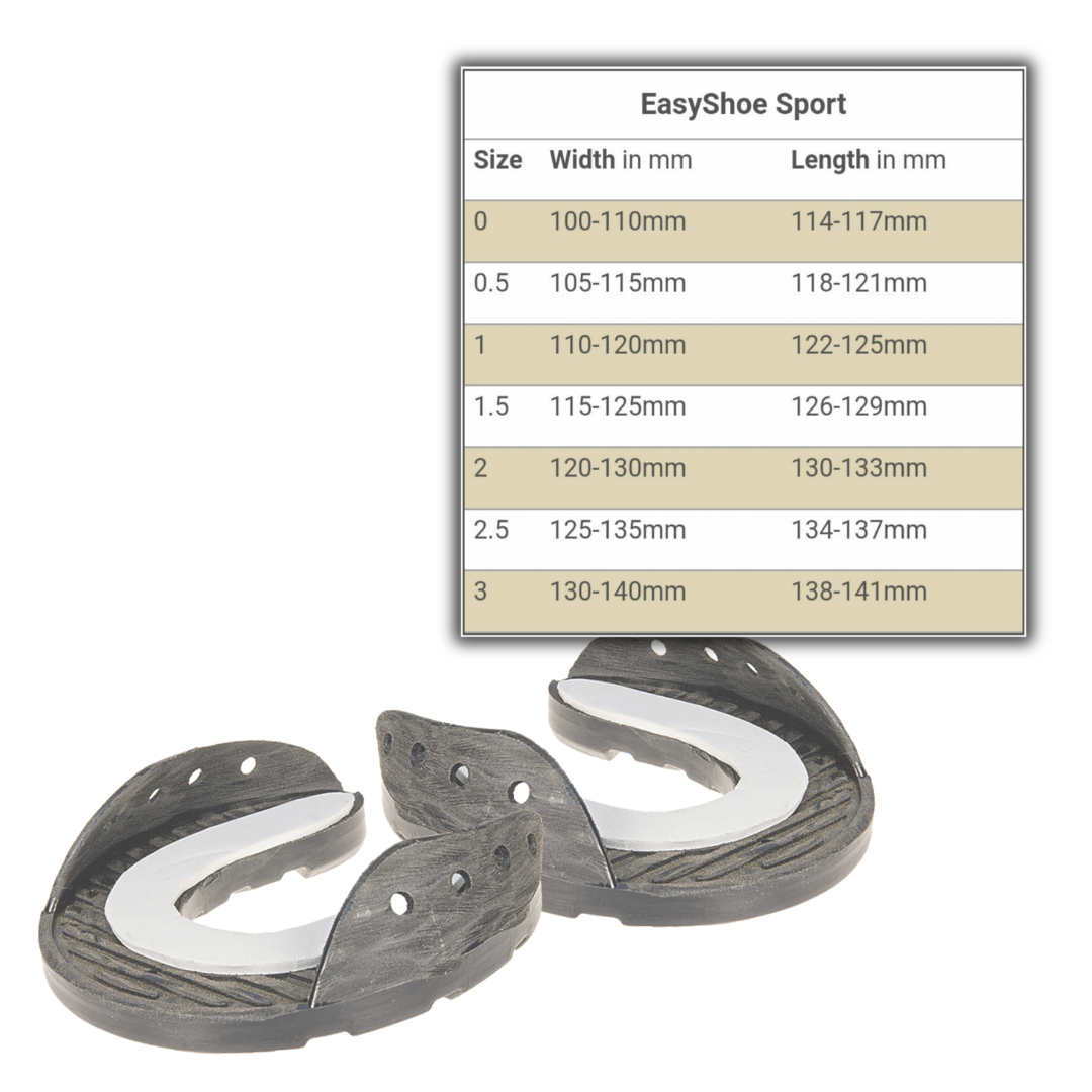 EasyShoe Versa Grip and Size Chart