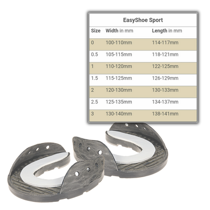 EasyShoe Versa Grip and Size Chart