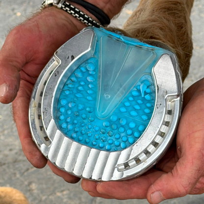 EasyShoe RS Rocker - Underside on Horse Hoof
