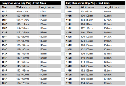 EasyShoe Versa Grip Plug - Pair *Special Order*