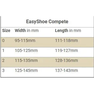 EasyShoe Compete Hoof Care Light Gray