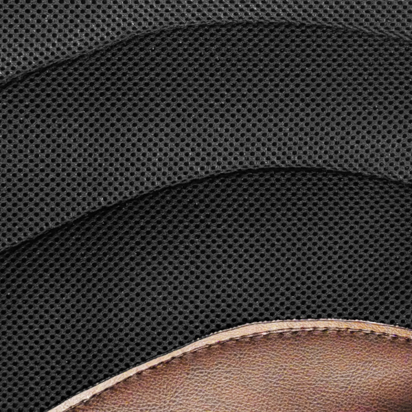 Black on brown detail