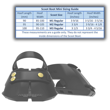 Scootboot Classic Mini and Size Chart