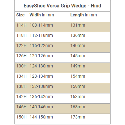 EasyShoe Versa Grip Wedge *Special Order* Hoof Care Wheat