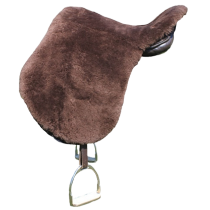 Shear Comfort Sheepskin Seat Saver in Brown
