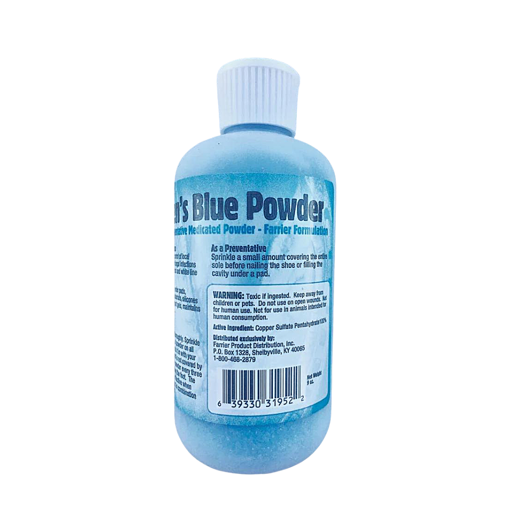 Allen's Blue Powder - Thrush Treatment Hoof Care Light Blue
