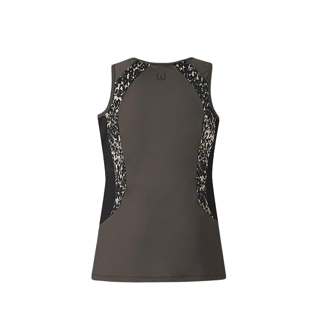 Kerrits Close Contact Sport Tank in Walnut Colour Back View