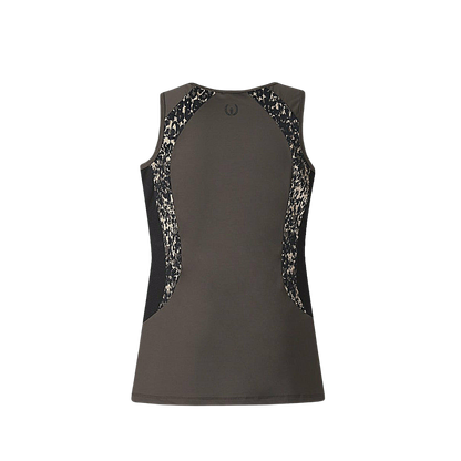 Kerrits Close Contact Sport Tank in Walnut Colour Back View