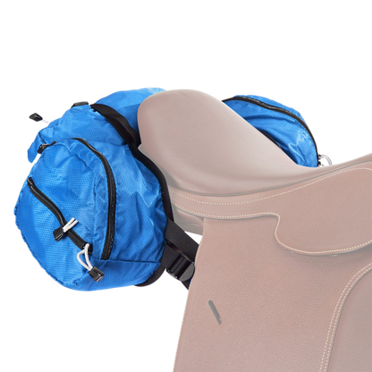 EasyCare Delux Stowaway Cantle Saddle Bag in Royal Blue