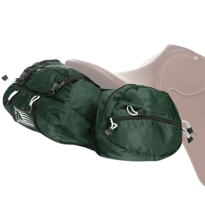 EasyCare Delux Stowaway Cantle Saddle Bag in Hunter Green