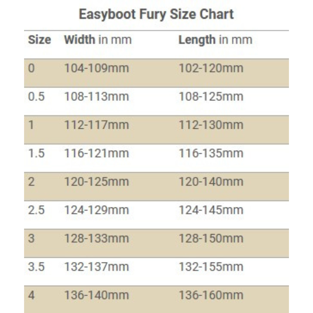Easyboot Fury Heart Hoof Boots Light Gray