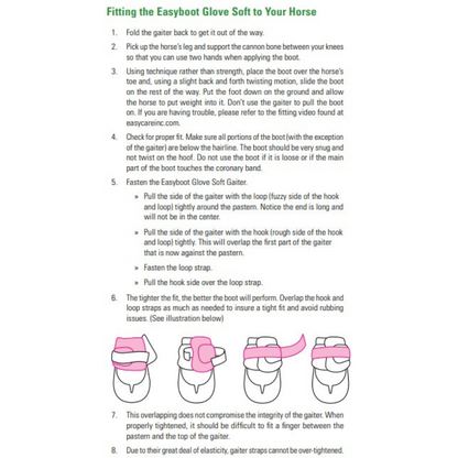 EasyCare Easyboot Glove Soft Fitting Guide