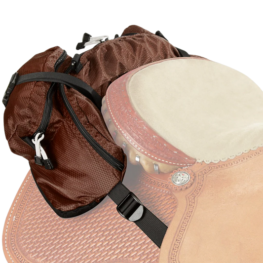 EasyCare Western Cantle Slim Stowaway in Brown