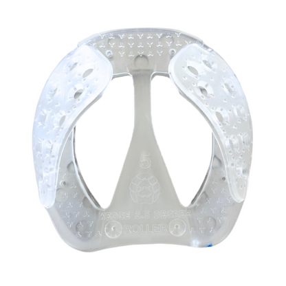 EasyCare EasyShoe Roller Wedge Top Angle View in Roller Shoe