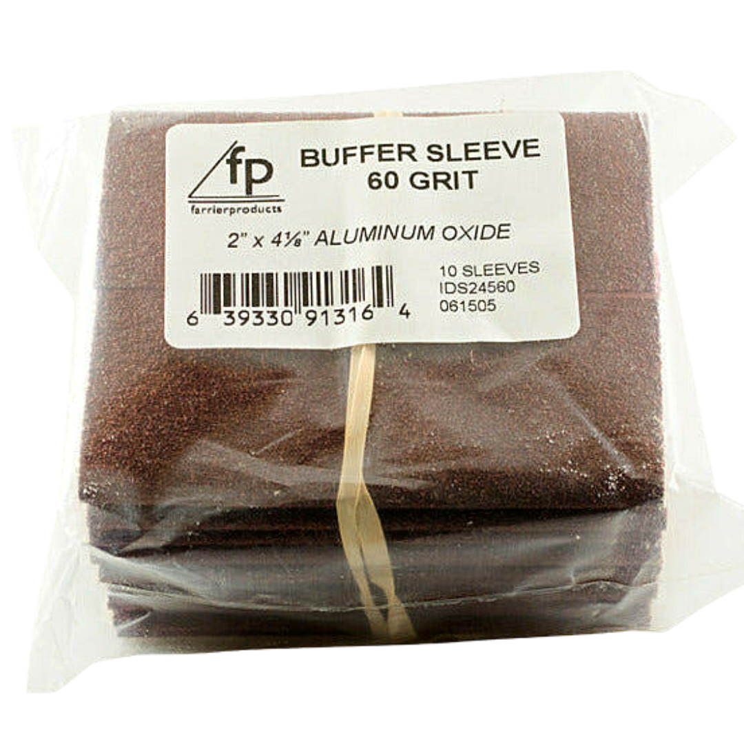 Hoof Buffy Sleeve Refill Pack in 60, 80 & 100 Grit