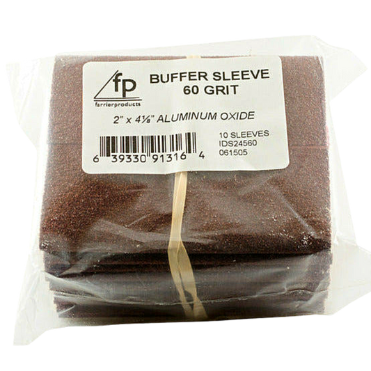 Hoof Buffy Sleeve Refill Pack in 60, 80 & 100 Grit