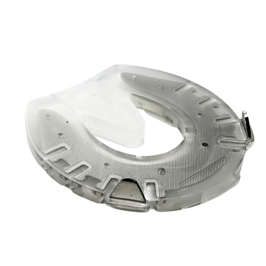 EasyCare Easyshoe Flex Heart Bar with Side Clip Front Side View