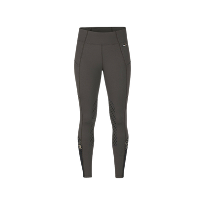 Kerrits Freestyle Knee Patch Pocket Tight Walnut Front View