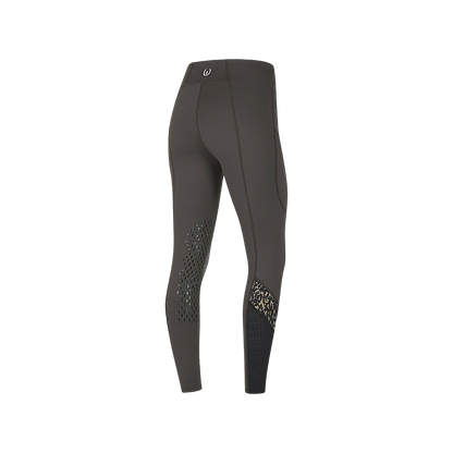Kerrits Freestyle Knee Patch Pocket Tight Walnut Back View