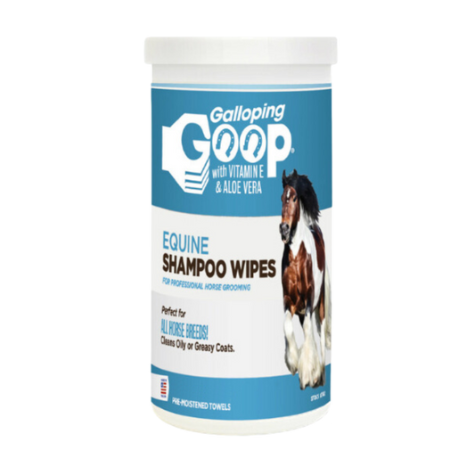 Galloping Goop Rinse-Free Shampoo Wipes Topical Wound and Skin Care Lavender