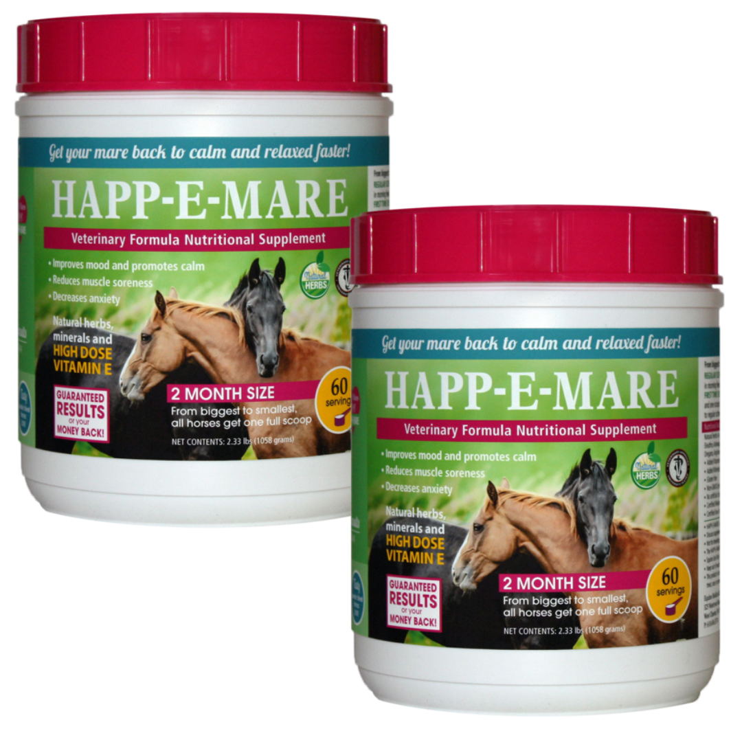 2 Containers of Happ-E Mare in 60 Day