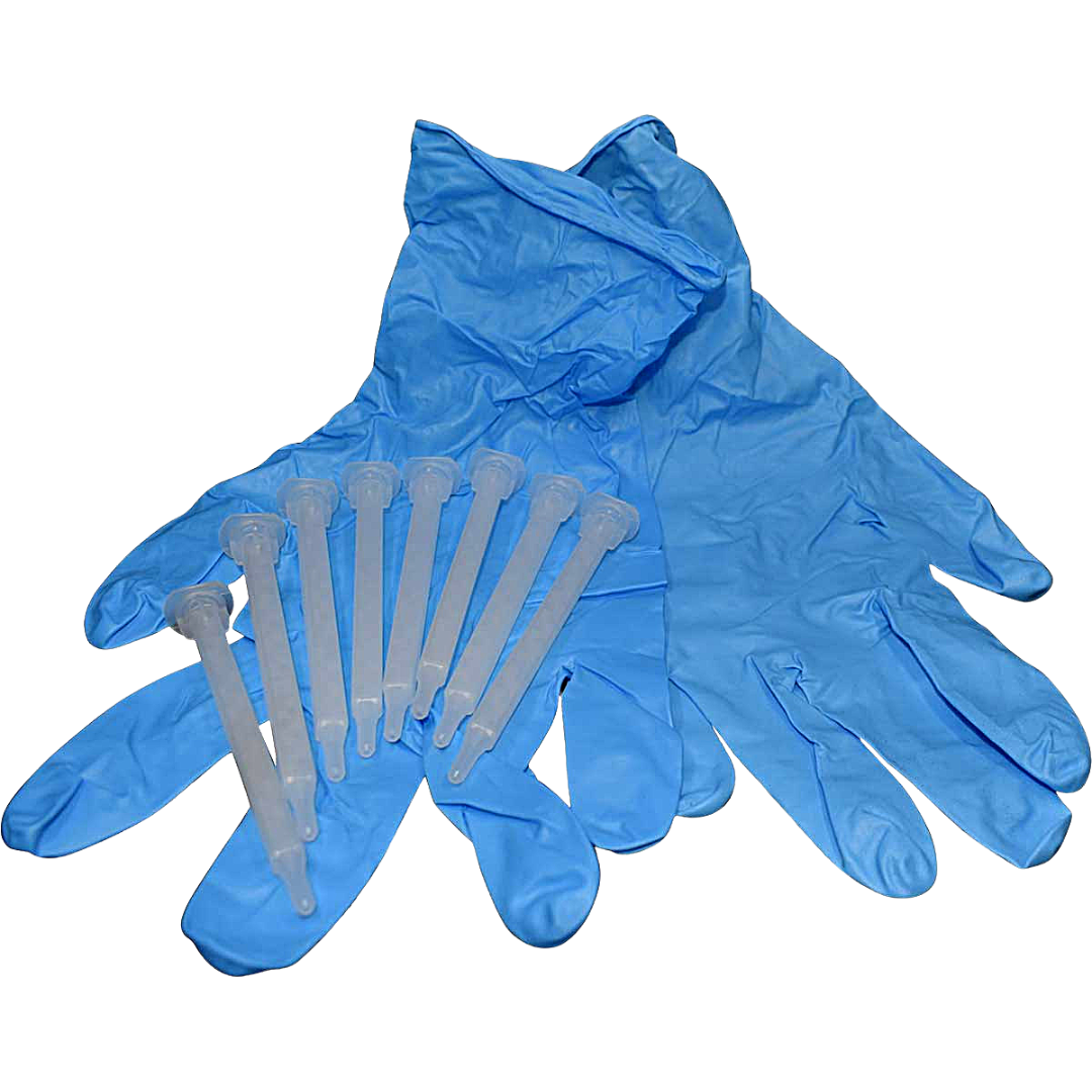 Hoof Armor Nozzle Kit with 2 Gloves & 8 Tips
