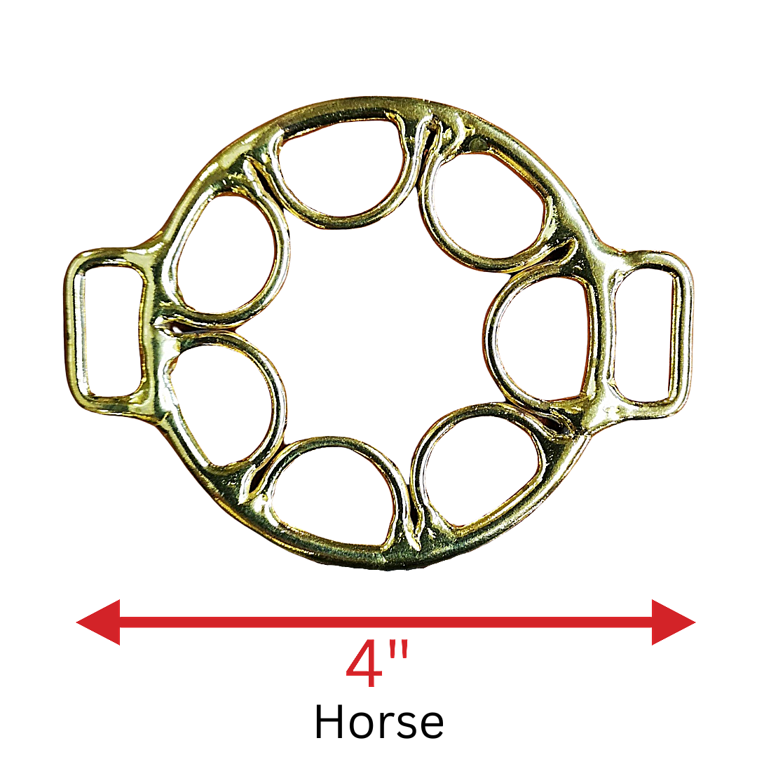 Star Wheel Hackamore (pair) Bridle Accessories Olive Drab