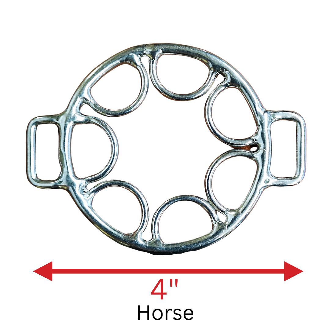 Star Wheel Hackamore (pair) Bridle Accessories Light Slate Gray