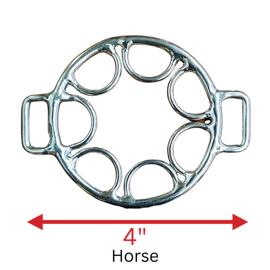 Star Wheel Hackamore (pair) Bridle Accessories Light Slate Gray