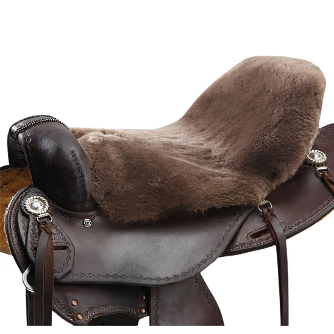 Endurance/Western Sheepskin Saddle Cushion Saddle Cover Dark Slate Gray