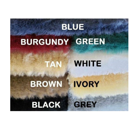 JMS Endurance/Western Sheepskin Saddle Cushion Colour Chart