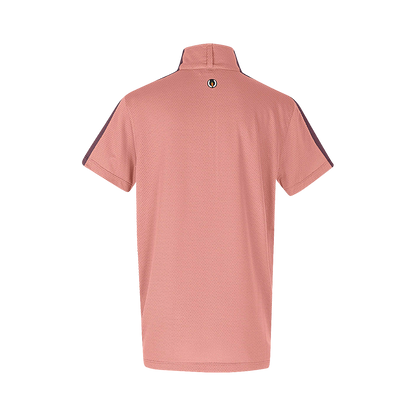 Kerrits Kids Cool Ride Ice Fil Short Sleeve Riding Shirt in Sunset Back View